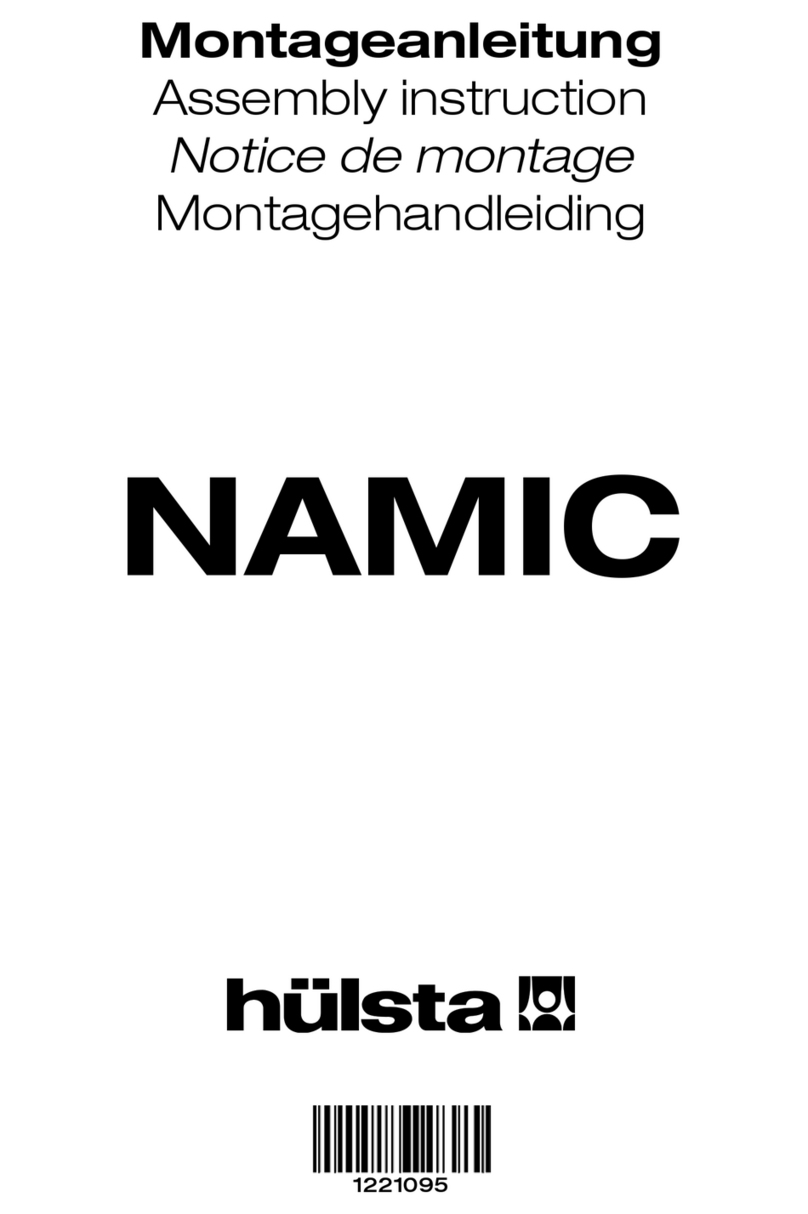 Hülsta Namic Assembly instructions Hülsta Namic Assembly instructions