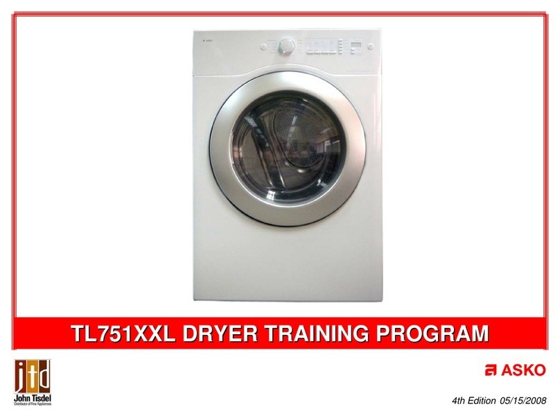 Asko TL751 XXL Troubleshooting guide Asko TL751 XXL Troubleshooting guide