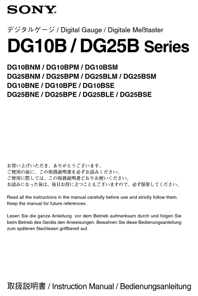 Sony DG10B Series User manual