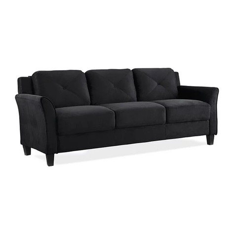 Lifestyle Solutions Hartford Sofa Assembly instructions Lifestyle Solutions Hartford Sofa Assembly instructions