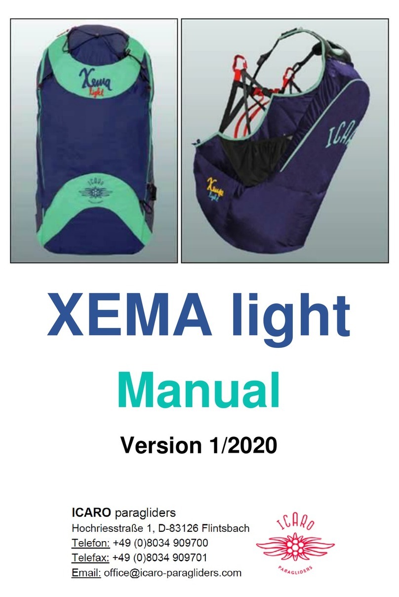 ICARO paragliders XEMA light User manual