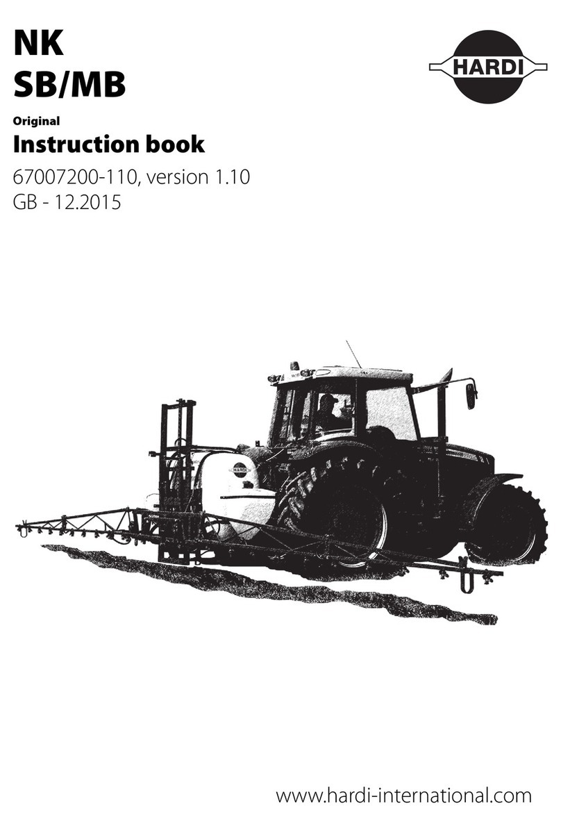 Hardi NK SB Series User manual