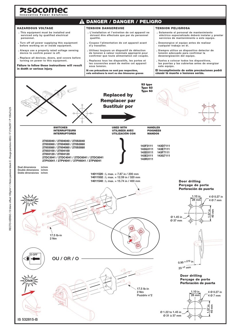 socomec 27003040 User manual