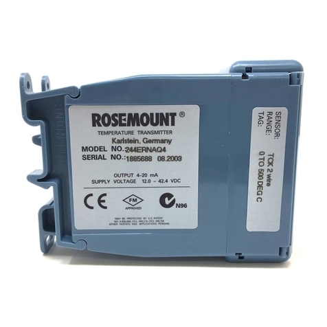 Rosemount FISHER-ROSEMOUNT 244EH product manual