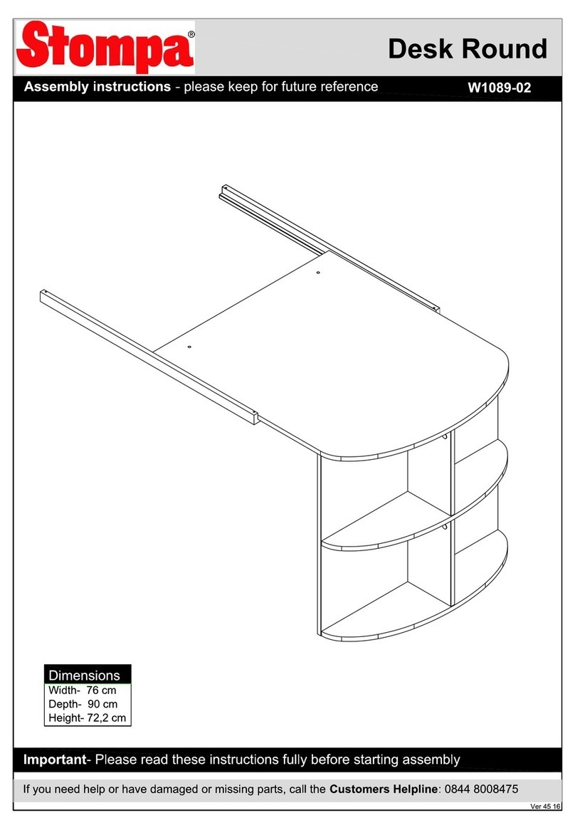 Stompa W1089-02 Assembly instructions