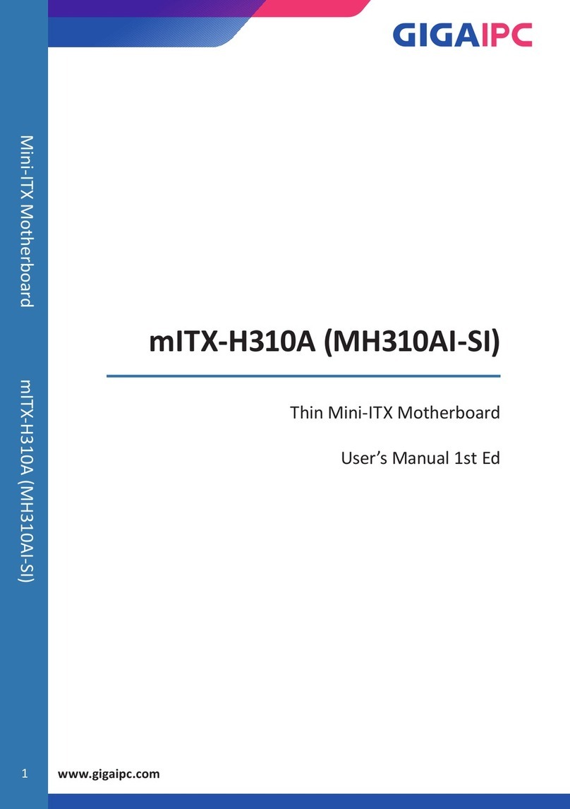GIGAIPC mITX-H310A user manual