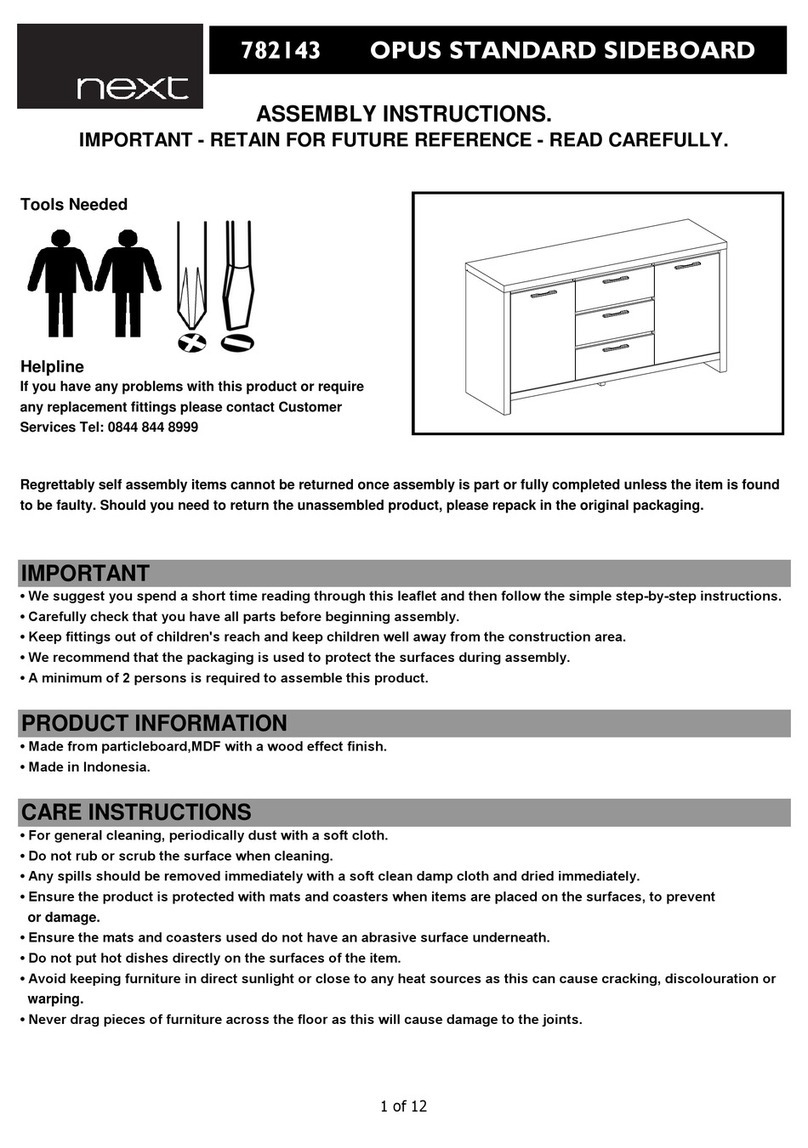 Next OPUS 782143 User manual Next OPUS 782143 User manual