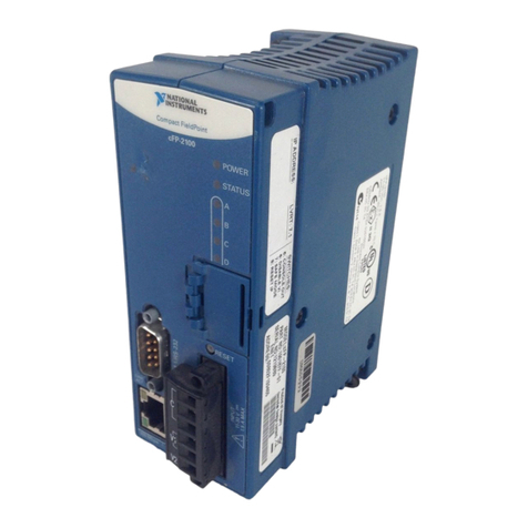 National Instruments Compact FieldPoint cFP-21 Series User manual