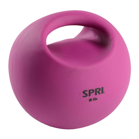 SPRI SINGLE HANDLE XERBALL instruction sheet
