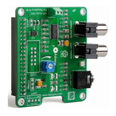 mikroElektronika RaspyPlay4 User manual