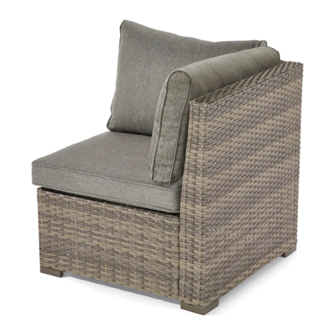 Canvas Bala Corner Chair KVS948D User manual Canvas Bala Corner Chair KVS948D User manual