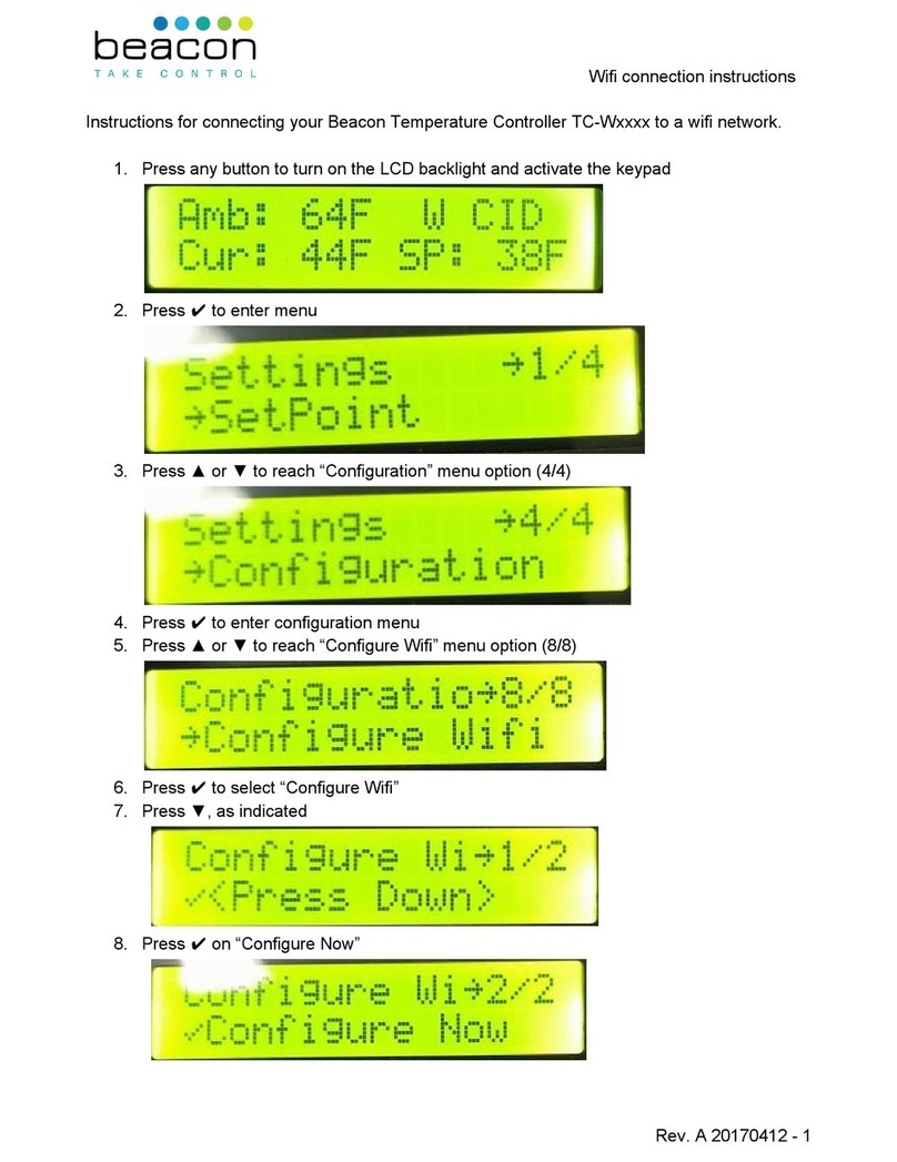 Beacon TC-W Series Wifi Connection Instructions
