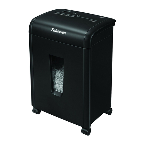 Fellowes POWERSHRED 62MC instructions