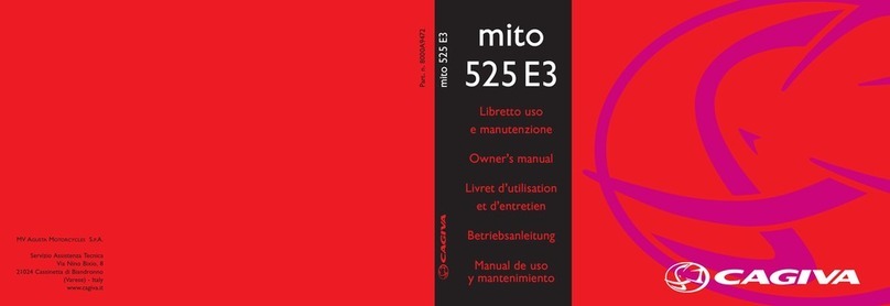 Cagiva mito 525 E3 User manual