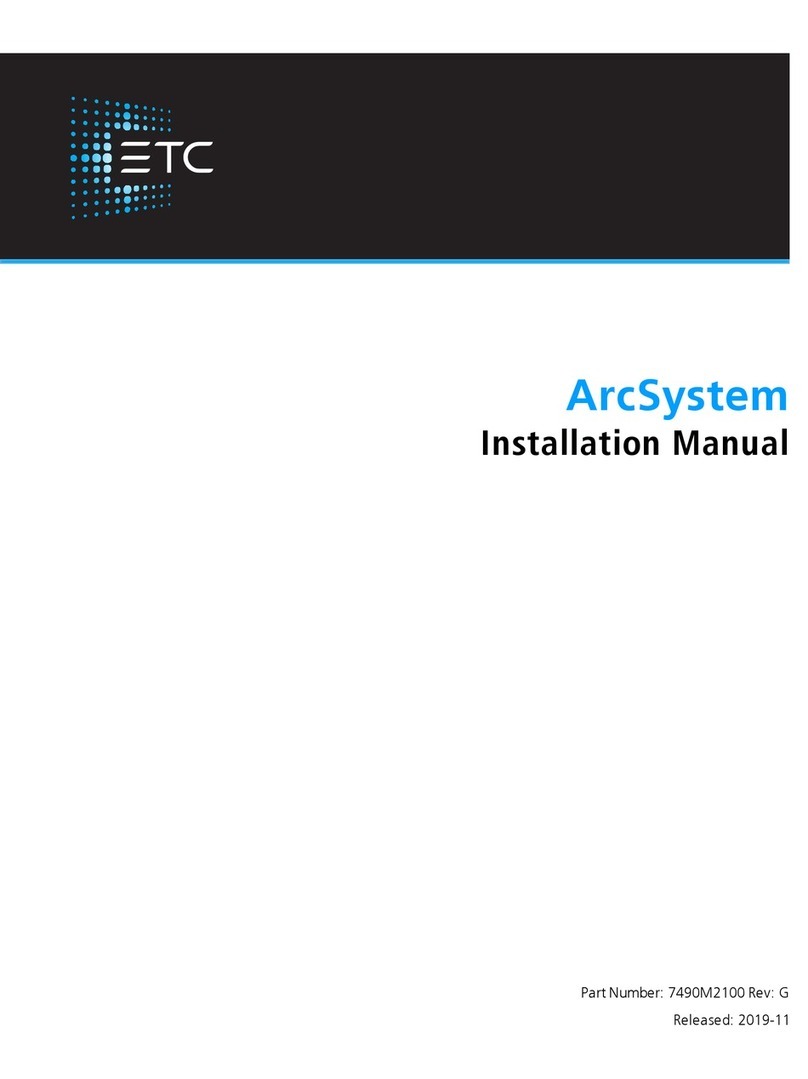 ETC ARCP1 User manual ETC ARCP1 User manual