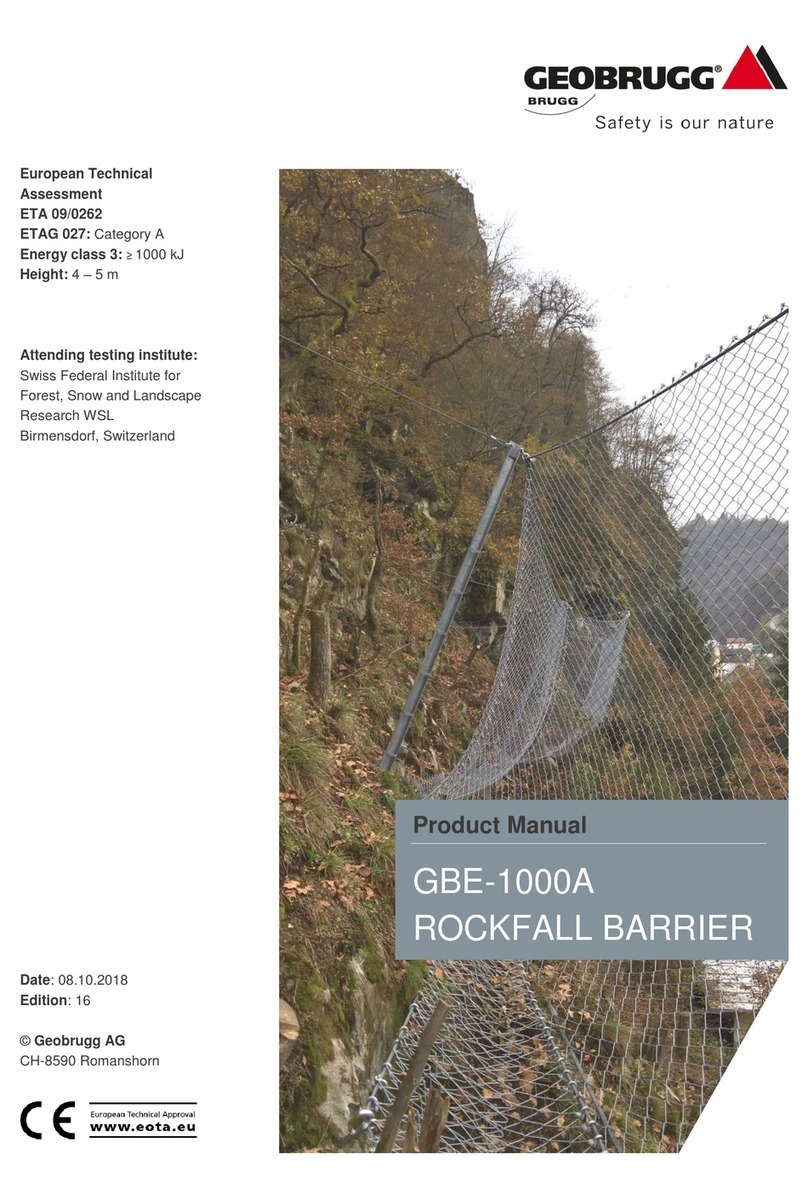 Geobrugg GBE-1000A product manual