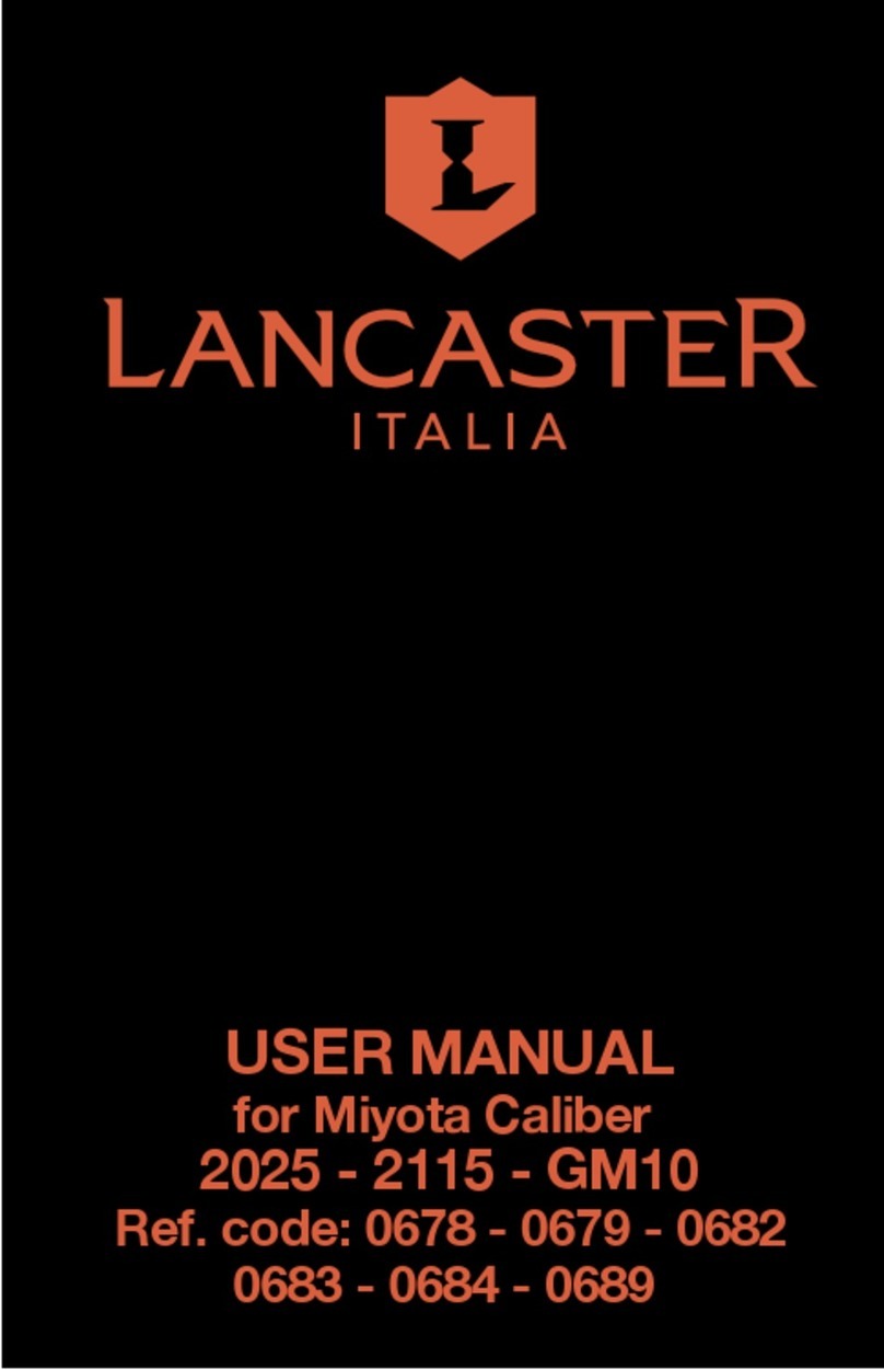 Lancaster Miyota 2025 User manual