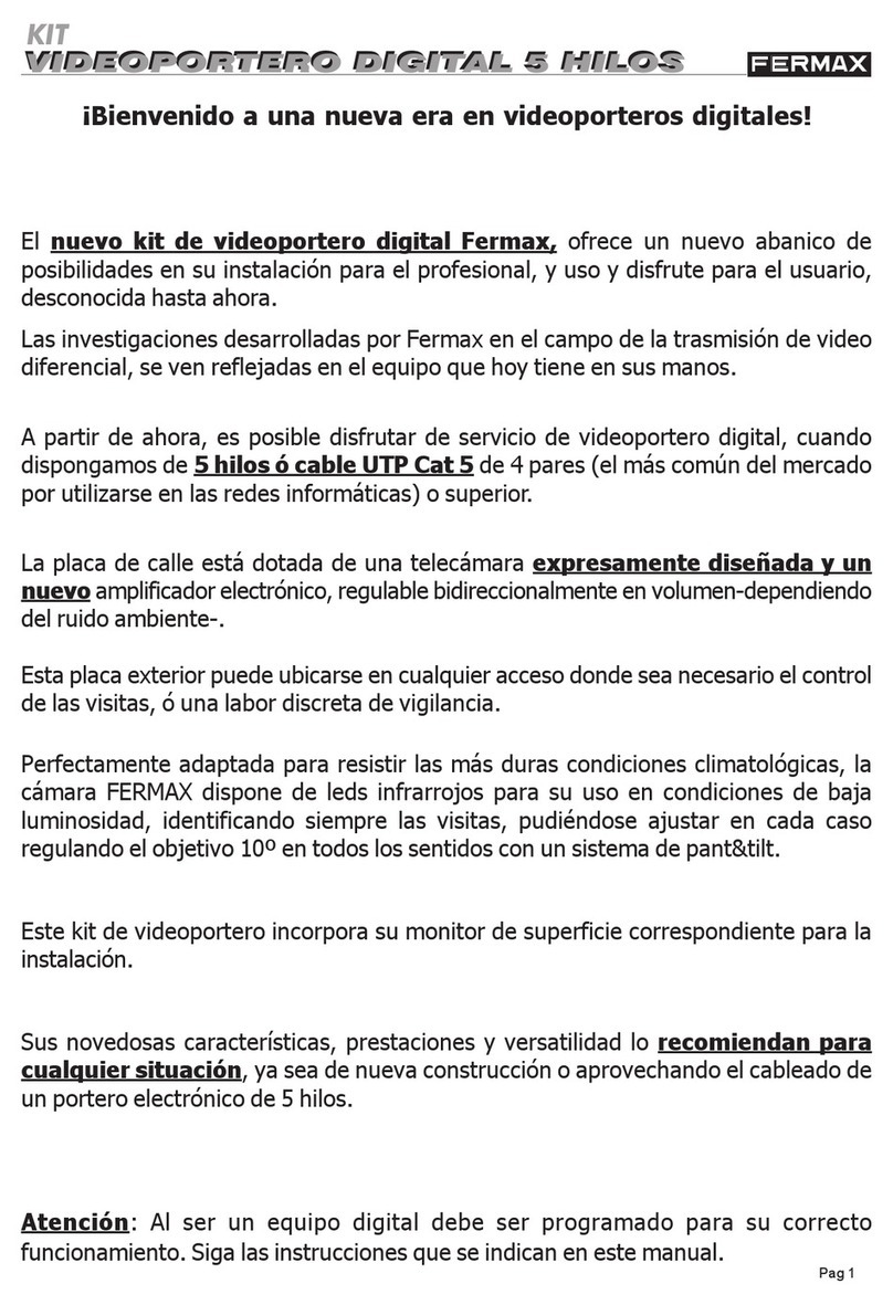 Fermax 60305 User manual