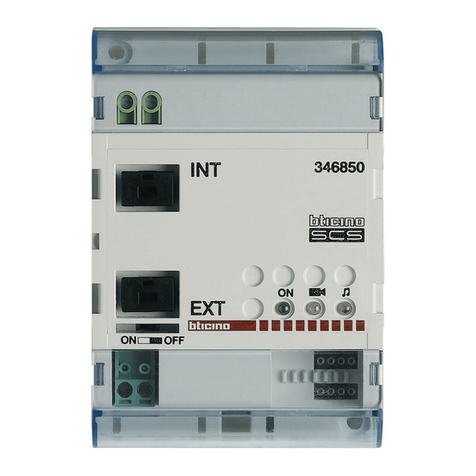 Bticino 346850 User manual