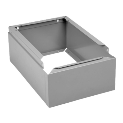 Tennsco 1-Wide Welded Base for Lockers without Legs Assembly Instructions/Parts Manual Tennsco 1-Wide Welded Base for Lockers without Legs Assembly Instructions/Parts Manual