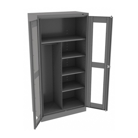 Tennsco Standard Combination Cabinet CVD7214 Instruction Manual