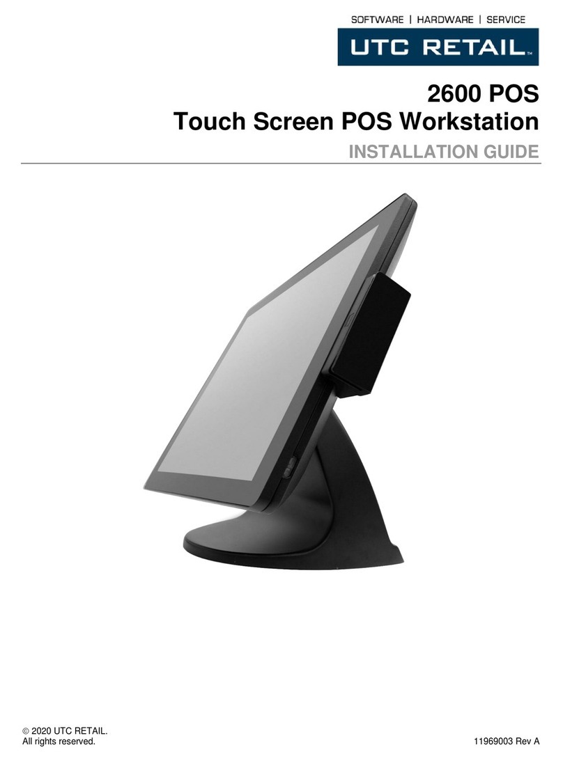 UTC RETAIL 2600 POS installation guide