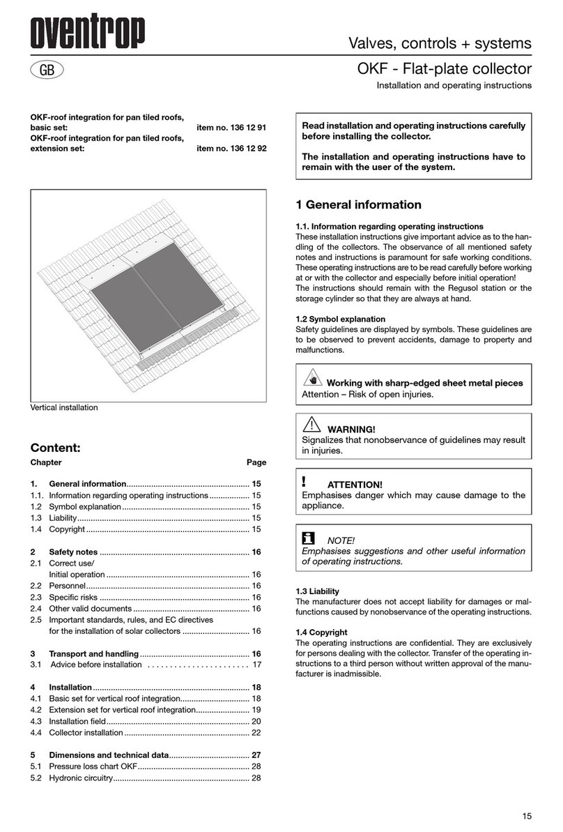 oventrop OKF-CK 22 Installation and operating instructions