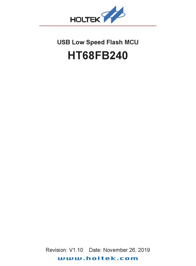 Holtek HT68FB240 manual