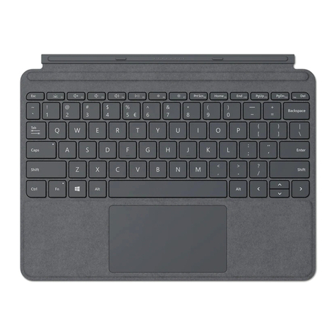 Microsoft Surface Type Cover Operating instructions Microsoft Surface Type Cover Operating instructions