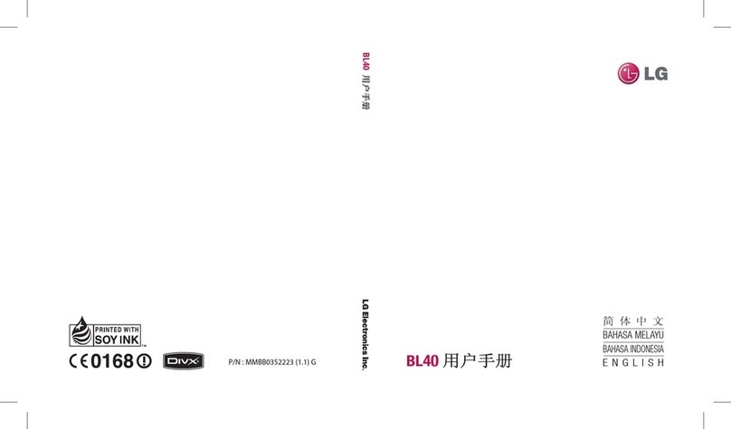 LG New Chocolate BL40 User manual