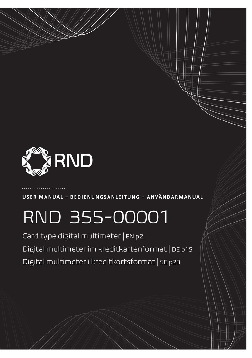 RND 355-00001 user manual
