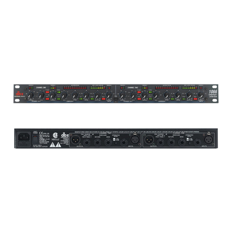 Harman DBX 1066 User manual
