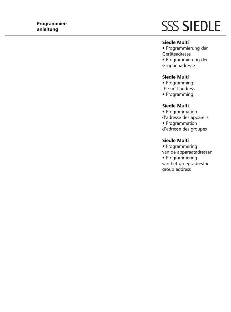 SSS Siedle Siedle Access Programming guide