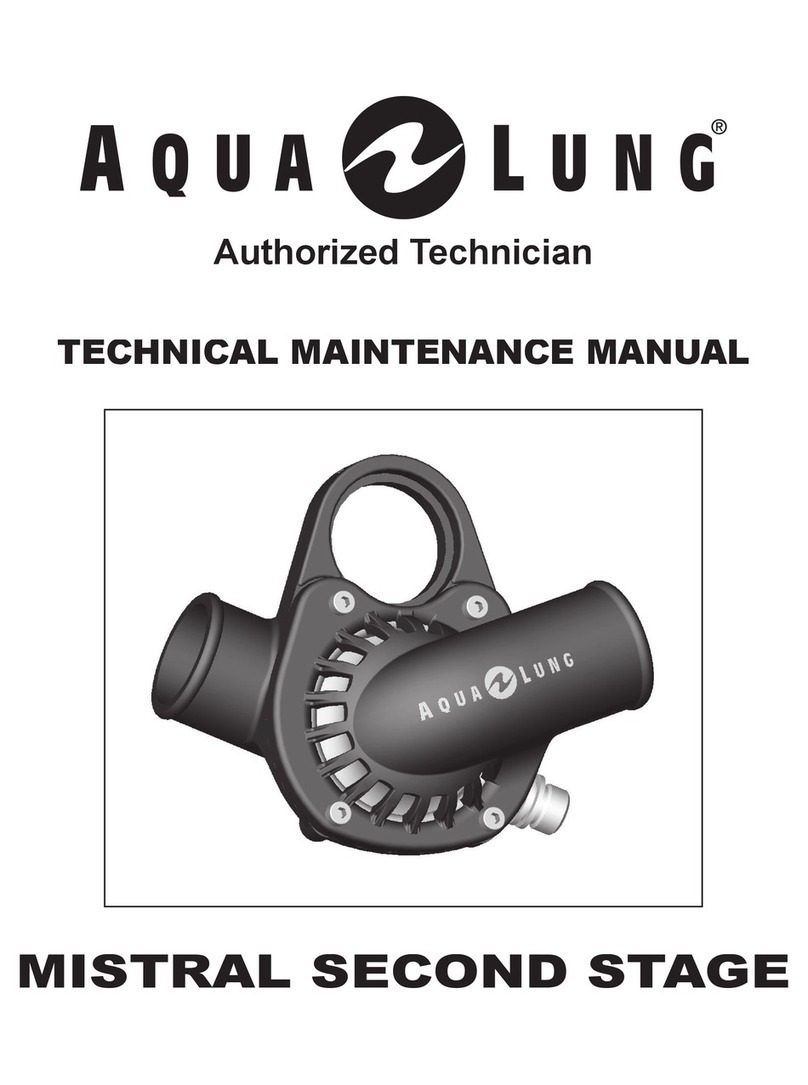 Aqua Lung MISTRAL SECOND STAGE Technical maintenance manual