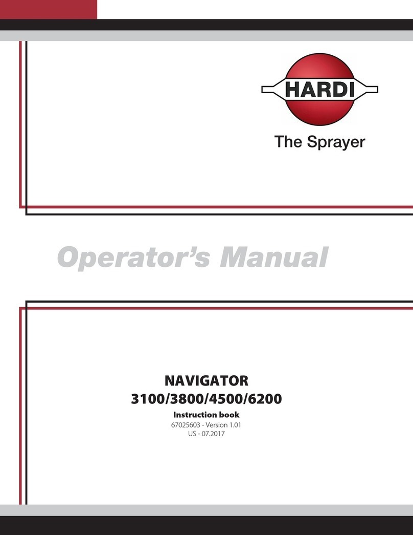 Hardi Navigator 3100 User manual