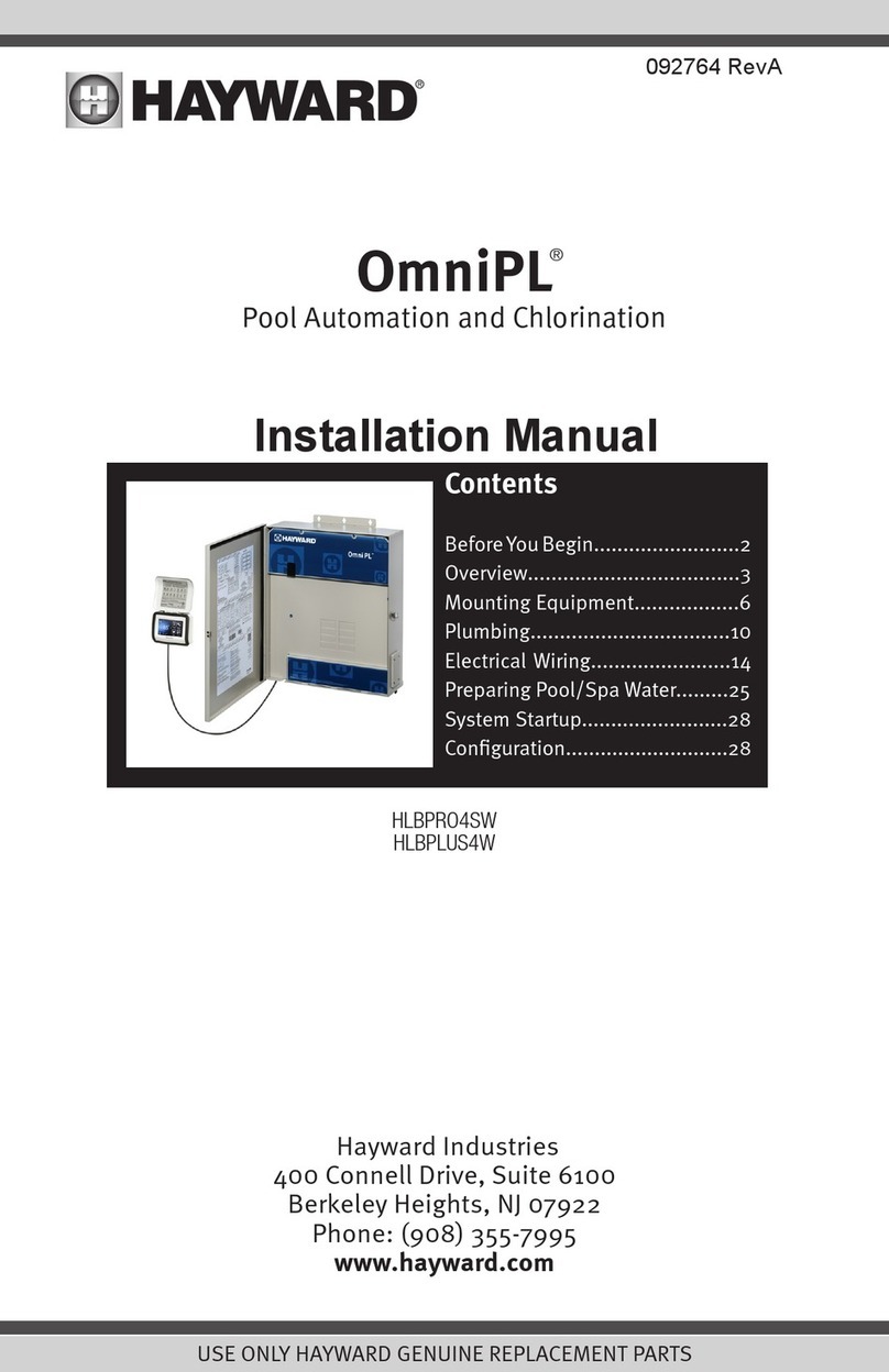 Hayward OmniPL HLBPRO4SW User manual