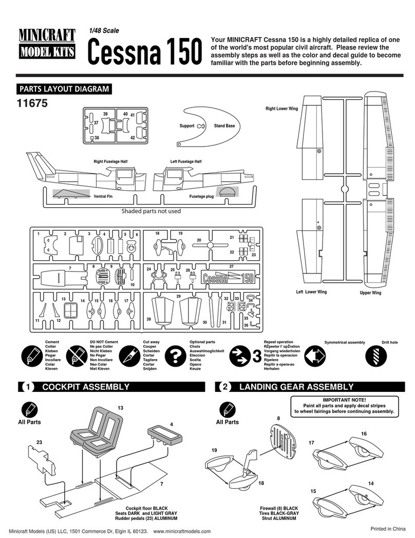 MINICRAFT Cessna 150 quick start guide