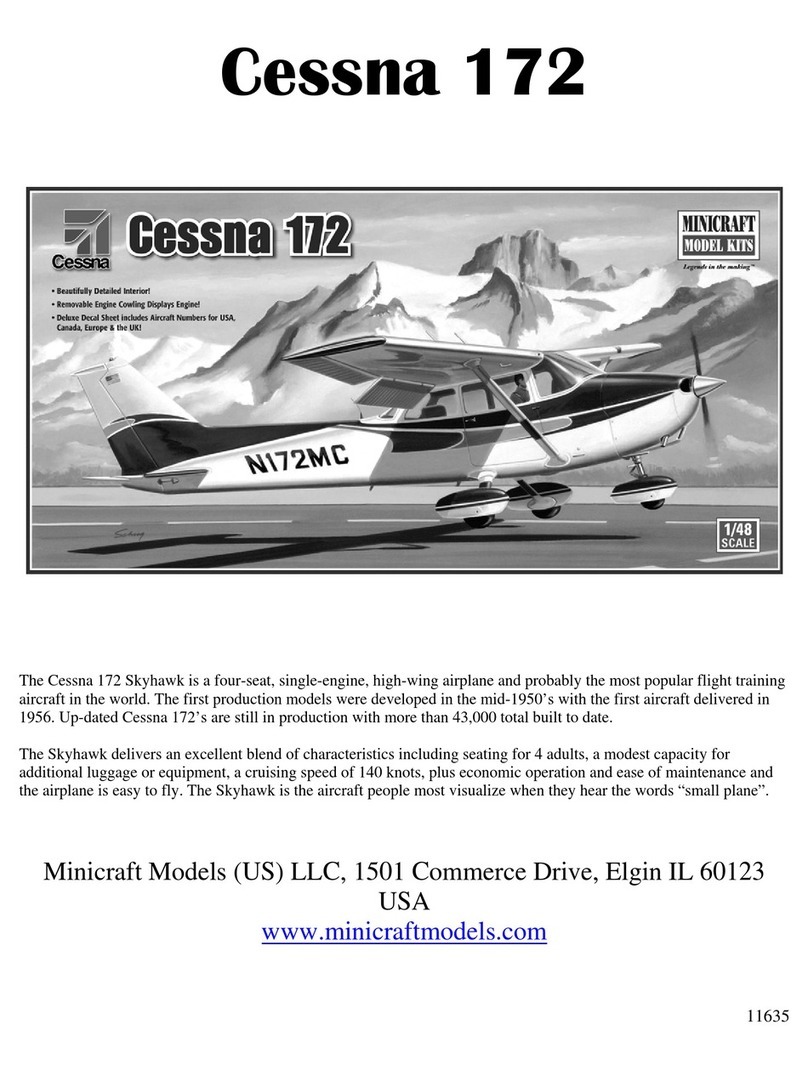 MINICRAFT Cessna 172 Skyhawk quick start guide