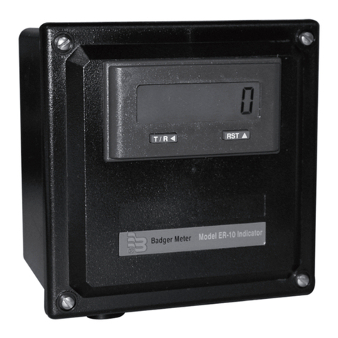 Badger Meter ER-10 user manual