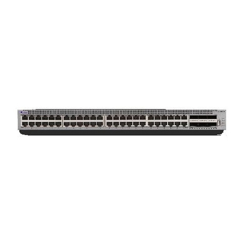 Extreme Networks Virtual Services Platform 7200 Series Instruction Manual