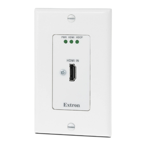 Extron electronics XTP T HWP 101 4K User manual