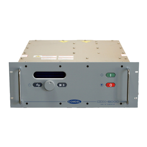 Comdel CDX2000 Operator's manual