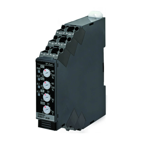Omron K8DT-AW Series User manual Omron K8DT-AW Series User manual
