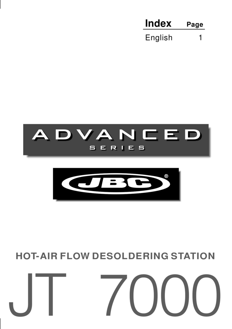 jbc advanced Series User manual
