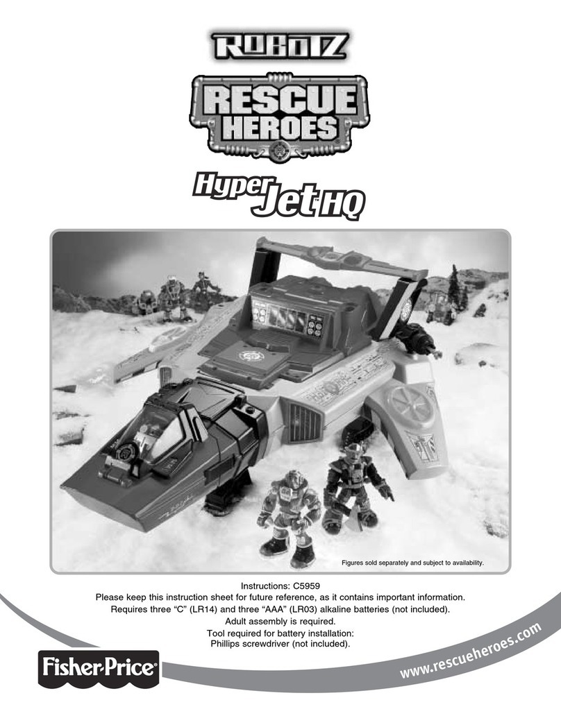 Fisher-Price Robotz Rescue Heroes Hyper Jet HQ manual Fisher-Price Robotz Rescue Heroes Hyper Jet HQ manual