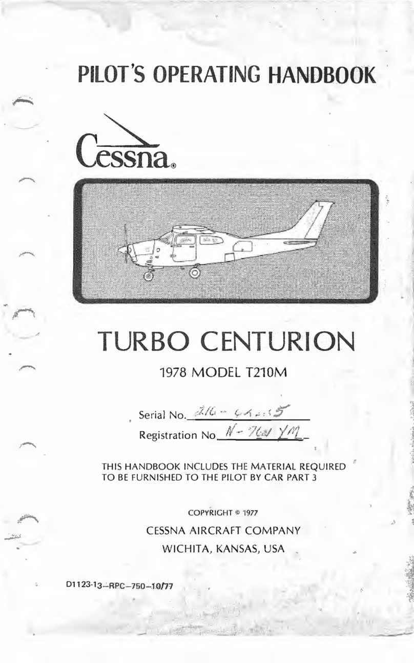 Cessna TURBO CENTURION T210M 1978 Owner's manual