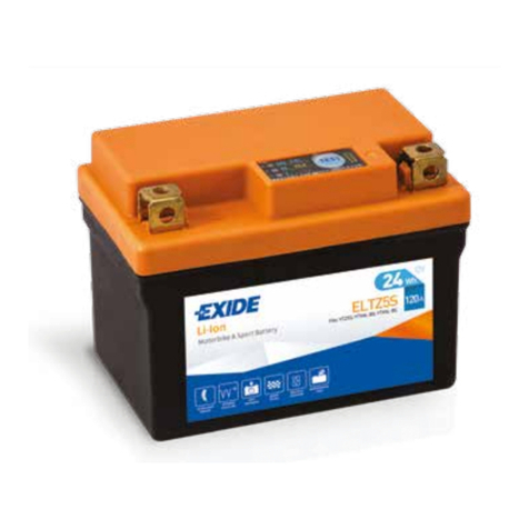 Exide ELTZ5S Instruction Manual