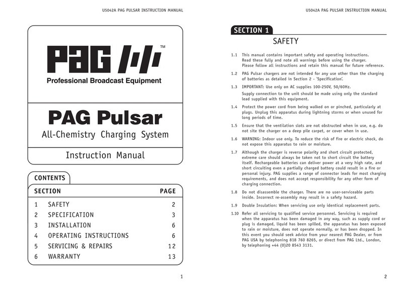 PAG Pulsar 9795 instruction manual