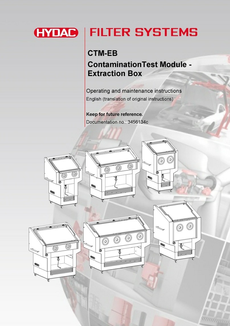 HYDAC FILTER SYSTEMS CTM-EB 1000 Series Manual