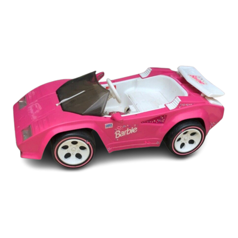 Fisher-Price POWER WHEELS Barbie Lamborghini 78580 owner's manual